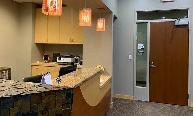 Mendota Heights Office front desk